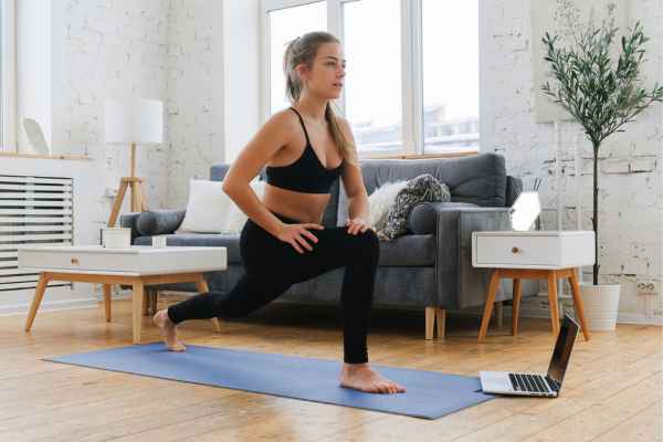 Woman exercising confidently after femiwand treatment Bradford